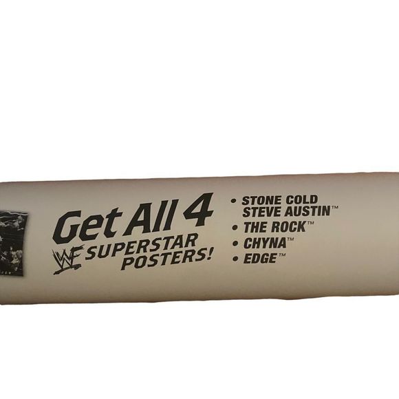 The Rock Poster NEW y2k Vintage WWF WWE wall poster - Picture 5 of 6